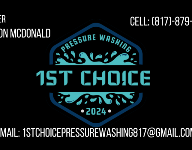 1st choice pressure washing 3