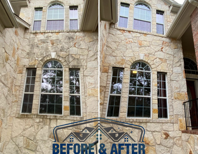 Before and After Pressure Washing 4