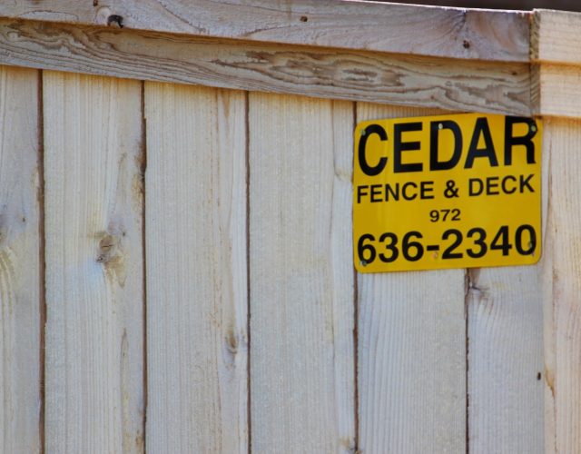 Cedar Fence & Deck 2