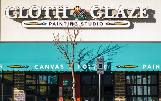 Cloth & Glaze Painting Studio 6