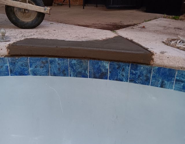 Flint Stone Pool and Concrete 4