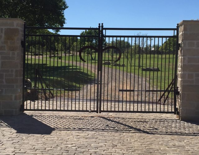 Iron Wood Fence and Gate 2