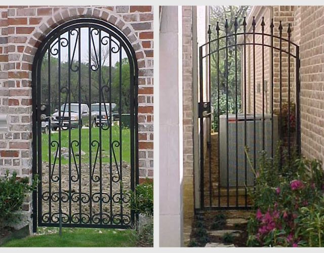 Iron Wood Fence and Gate 4