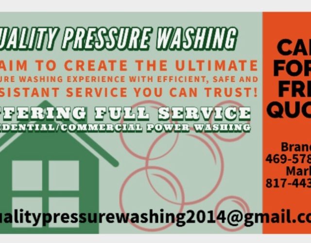 Quality pressure washing 6