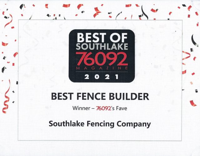 Southlake Fencing Company 2